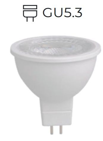 FOCO LEDSPOT BASE GU5.3 7W ATENUABLE 3000K