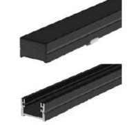 KIT DE PERFIL DE ALUMINIO SIN CEJA 2M, MICA DOS TAPAS LAT Y 2 GRAPAS SUJECION                              