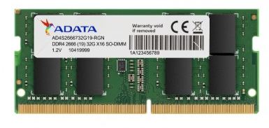MEMORIA INTERNA  8 GB DDR4                                 AD4S26668G19-SGN                    ADATA              S/C