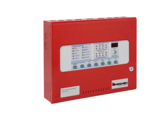 PANEL CONVENCIONAL DE DETECCION DE INCENDIOS        HOCHIKI          HCVX-4R/115V          ROJO