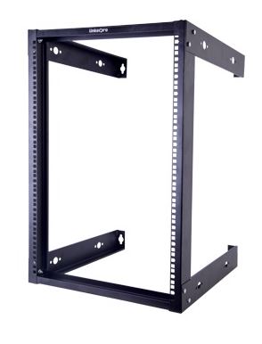 RACK ABIERTO DE 19" P/16 UNIDADES          LINKEDPRO         LP-RAP-1916          NEGRO
