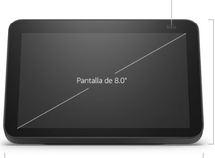 PANTALLA INTELIGENTE ECHO SHOW 8"HD        AMAZON       FM88XE       NEGRO