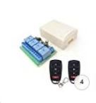 RELEVADOR DE 4 CANALES C/CONTROL REMOTO        DIESERC      2404       S/C