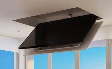 SOPORTE DE TV MOTORIZADO OCULTO MAIOR FLIP 100 12F100R000 BLANCO