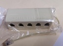 ADAPTADOR HEMBRA TELEFONICO 5 ENTRADAS      