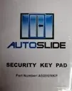 TECLADO DE SEGURIDAD          AUTOSLIDE         AS086NKP         GRIS
