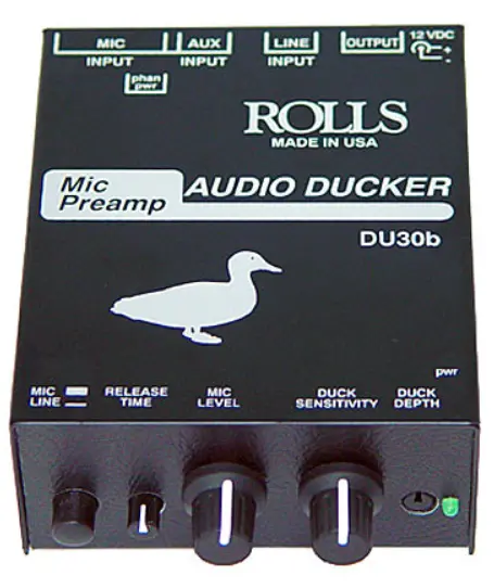 MIXER O MEZCLADOR DE AUDIO CON 2 ENTRADAS A 1 SALIDA CON SISTEMA DE VOCEO