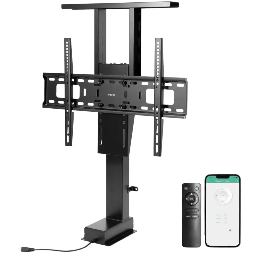 SOPORTE ELECTRICO DE TV DE PISO PARA TV DE 37 A 77 PULGADAS