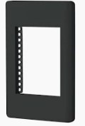 [EXTRA-00626] PLACA 3 MODULOS C/CHASIS          BTICINO       PLA3        NEGRO