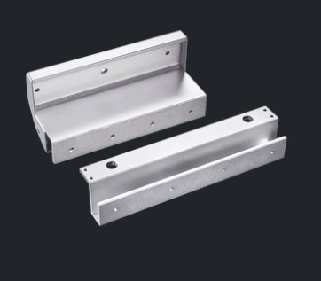 [EXTRA-01719] MONTAJE EN U PARA CHAPA MAGNETICAS EN PUERTAS DE CRISTAL CON MARCO DE CRISTAL ACCESSPRO BU600DNLED ALUMINIO