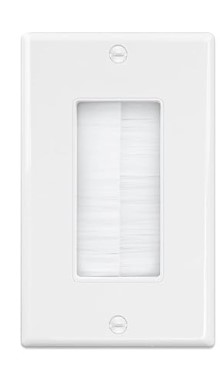 [EXTRA-01330] PLACA DE 1 CEPILLO PASA CABLES         VCE         X003LM2MTR           BLANCO