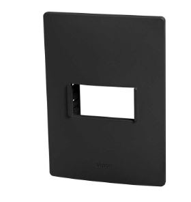 [EXTRA-00625] PLACA 1 MODULO C/CHASIS         SIMON        2600611-038       GRAFITO