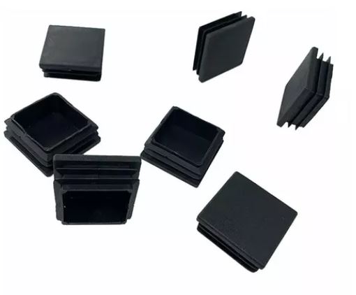 [EXTRA-01129] TAPA PVC 2" P/TUBO CUADRADO           S/M       TTPVC            NEGRO