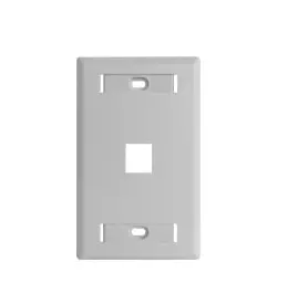 [EXTRA-02055] PLACA DE PARED 1PUERTO C/ ESPACIOS P ETIQUETAS            PANDUIT        NK1FBL         NEGRO