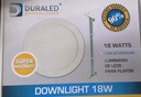 [EXTRA-01674] LUMINARIA P/PLAFON 18W           DURALED           DOWNLIGHT           BLANCO