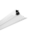[EXTRA-02507] PERFIL LED EMPOTRABLE WALLWASHER 1M LEDBE ALP126 NEGRO