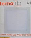 [EXTRA-01672] LUMINARIA EMPOTRABLE ACENTO INTERIOR BLANCO