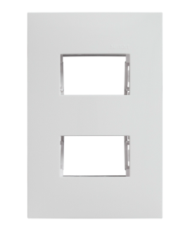 [EXTRA-02872] PLACA DE 2 MODULOS SIMON 25612-30 BLANCO