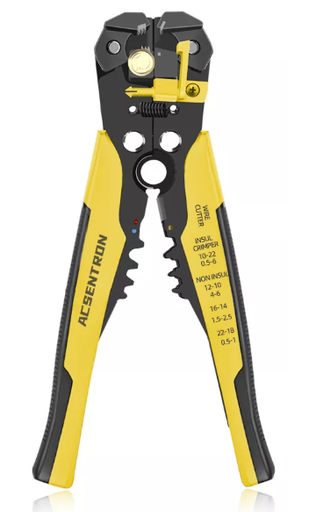 [EXTRA-02958] PINZA PELA CABLES DE 8 PULGADAS BXQ22 ACSENTRON AMARILLA