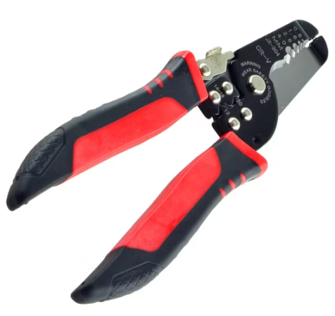 [EXTRA-02979] PINZAS ALICATES MULTIFUNCION PELACABLES DICHUANG S/M ROJAS