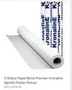 [EXTRA-01096] ROLLO DE PAPEL BOND PARA PLOTTER  0.61 X 50 MT KRONALINE PW456 BLANCO