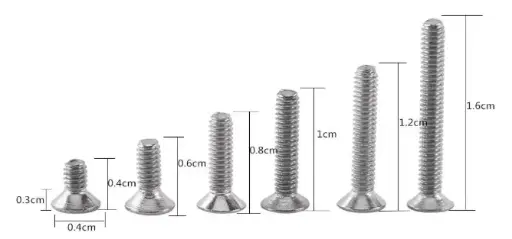[EXTRA-03223] TORNILLOS DE CABEZA HEXAGONAL DE MAQUINA M2